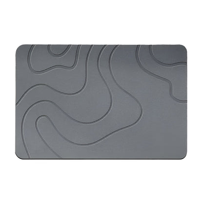 Kieselgur Badematte | Rutschfester Badezimmerteppich 40x60 cm