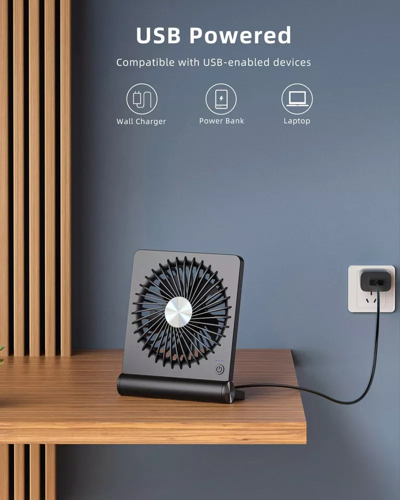 Ultra leiser kleiner Schreibtischventilator