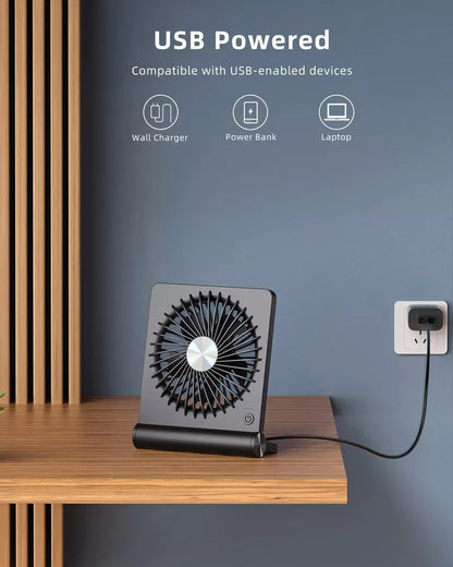Ultra leiser kleiner Schreibtischventilator