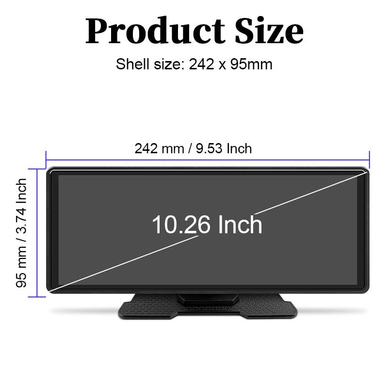 Touchscreen-auto-stereo mit Bluetooth und Rückfahrkamera