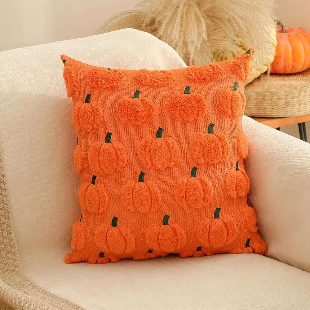 Kürbis Kissenhülle | Halloween Kissenbezüge 18x18 Zoll