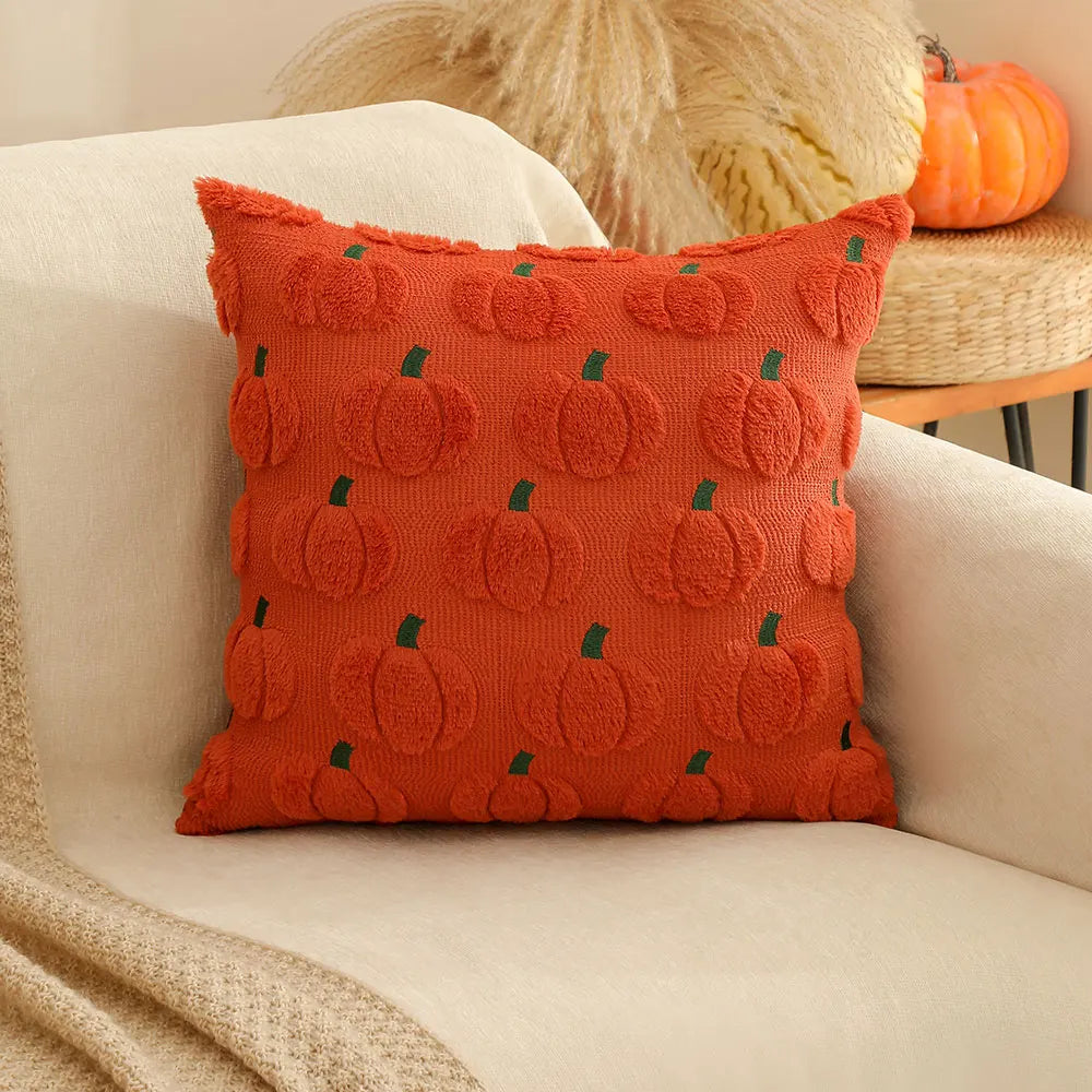 Kürbis Kissenhülle | Halloween Kissenbezüge 18x18 Zoll