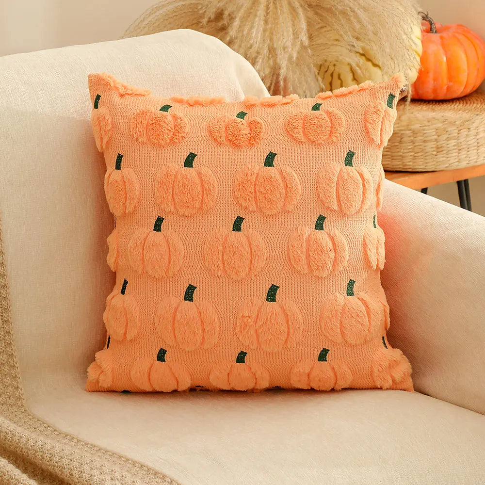 Kürbis Kissenhülle | Halloween Kissenbezüge 18x18 Zoll