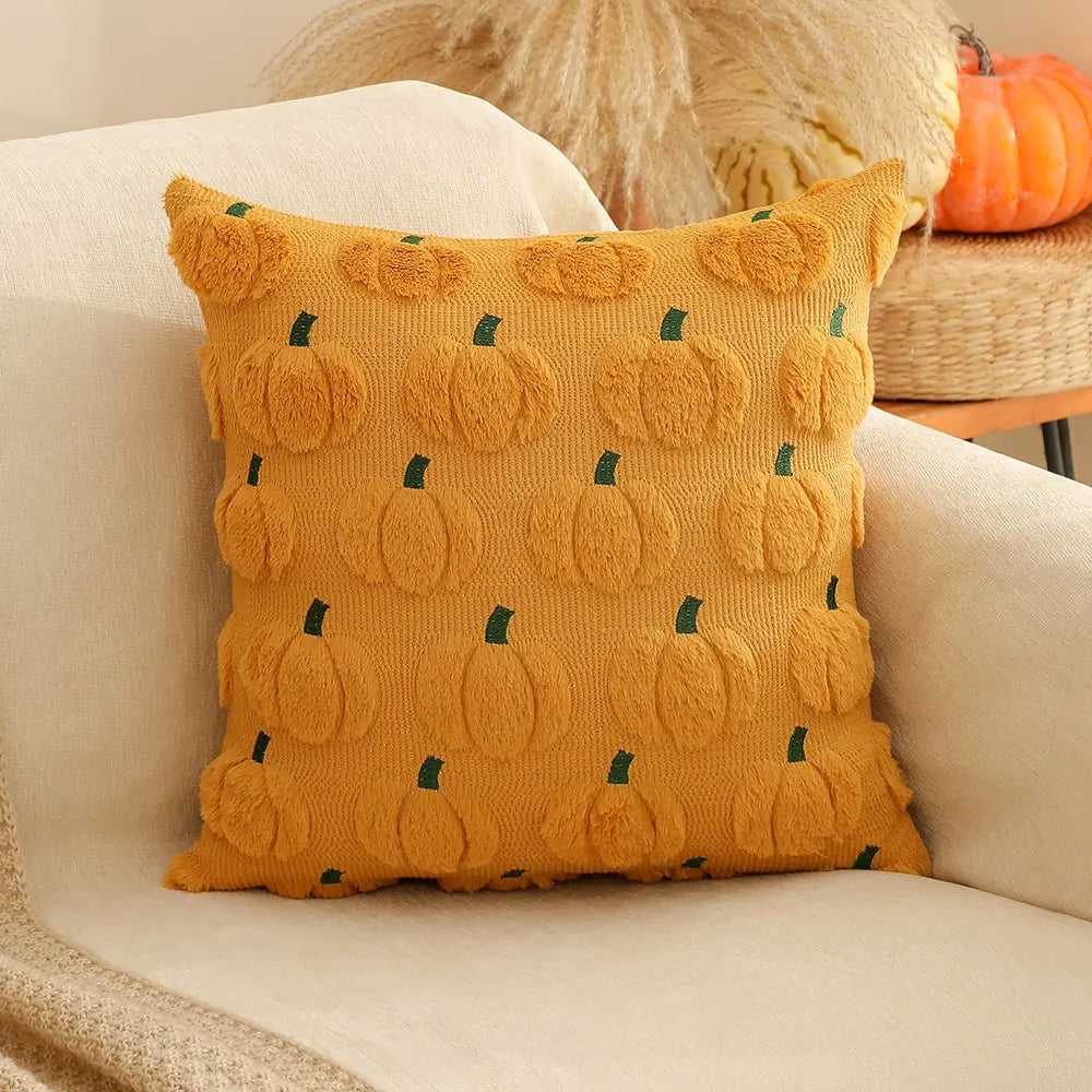Kürbis Kissenhülle | Halloween Kissenbezüge 18x18 Zoll