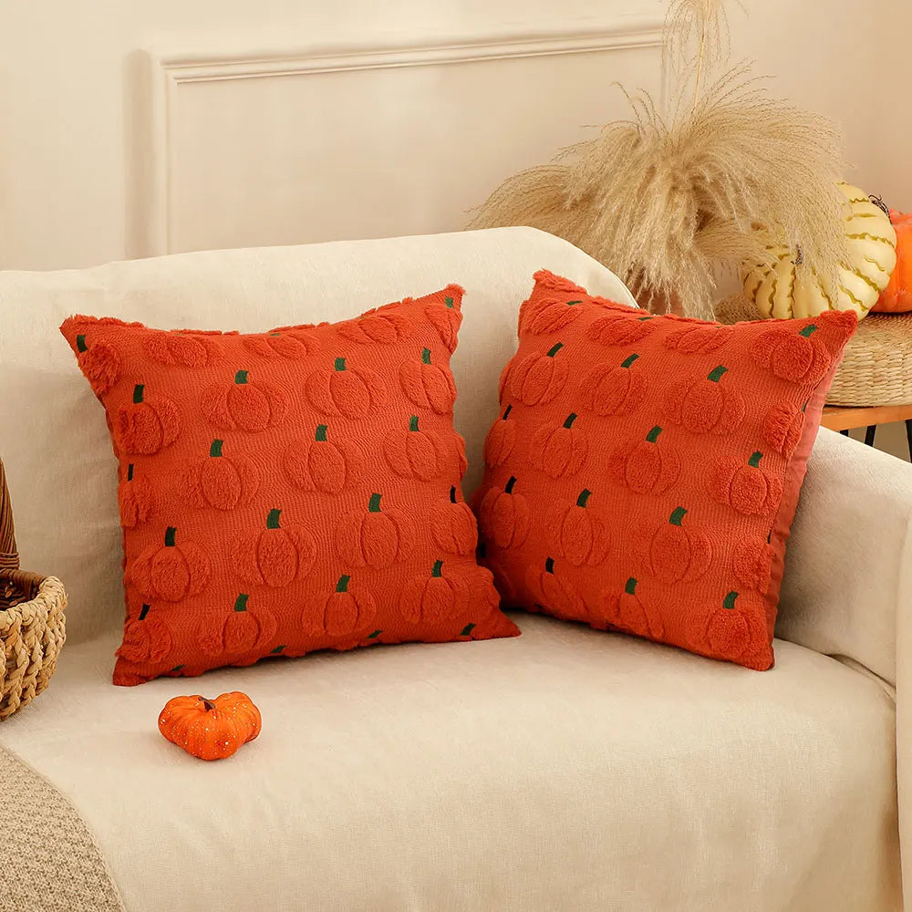 Kürbis Kissenhülle | Halloween Kissenbezüge 18x18 Zoll