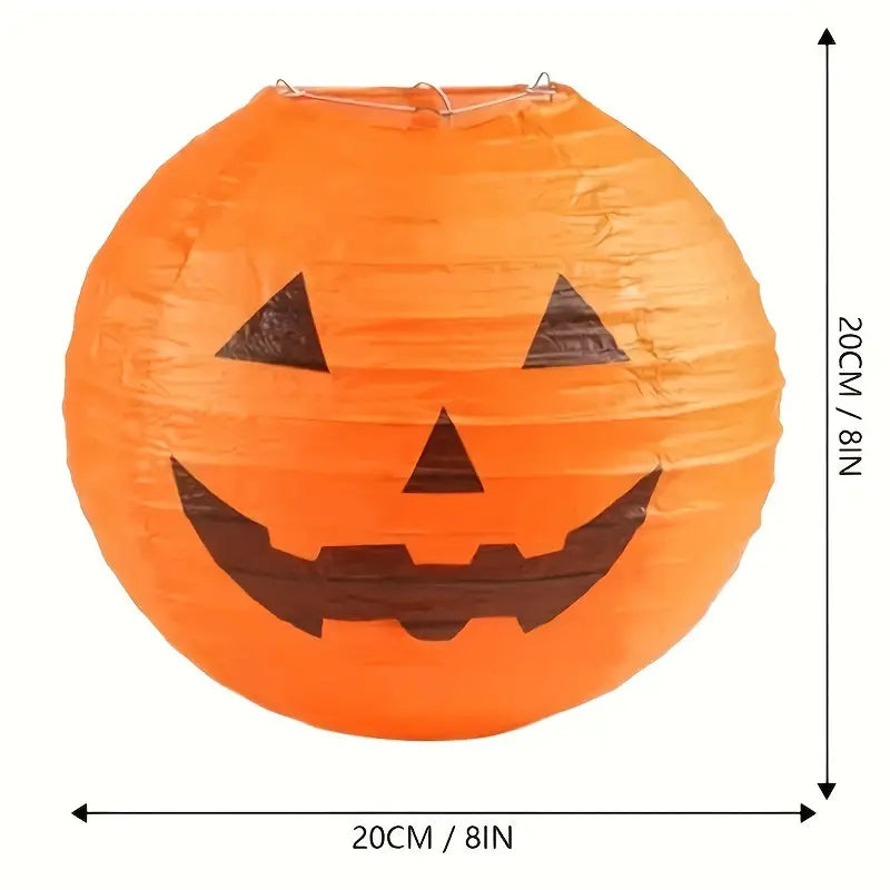 Kürbis Papierlaterne | Halloween Deko für Feste