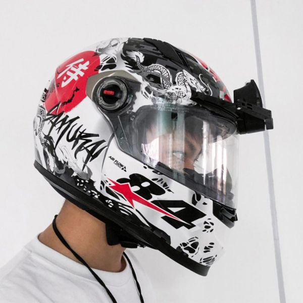 Motorradhelm Wischer Elektrischer Visierreiniger Wasserdicht IP5 Helmzubehör für klare Sicht bei Regen