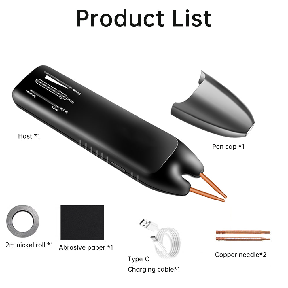 Tragbares Spot-Schweißgerät für 18650/26650/36650 Akkus, DIY, präzises Schweißen, Lithium-Polymer