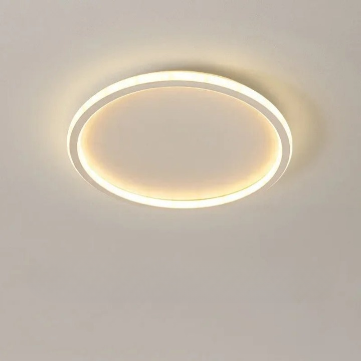 Runde LED-Deckenleuchte im skandinavischen Design