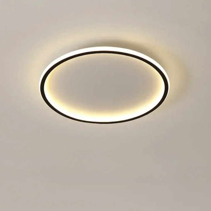 Runde LED-Deckenleuchte im skandinavischen Design