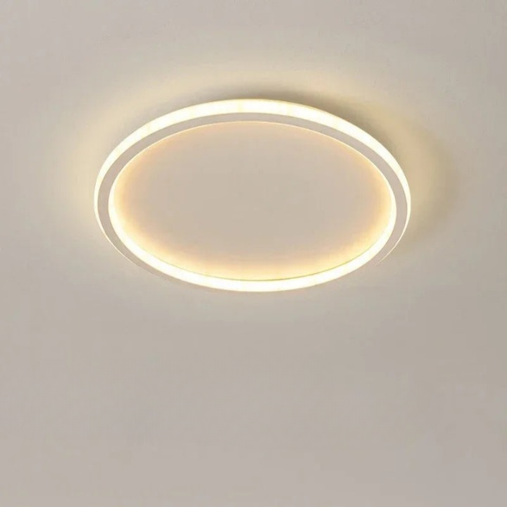 Runde LED-Deckenleuchte im skandinavischen Design