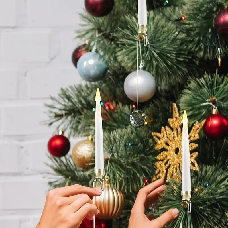 LED Baumkerzen Set | Flammenlose Weihnachts- und Halloween-Deko