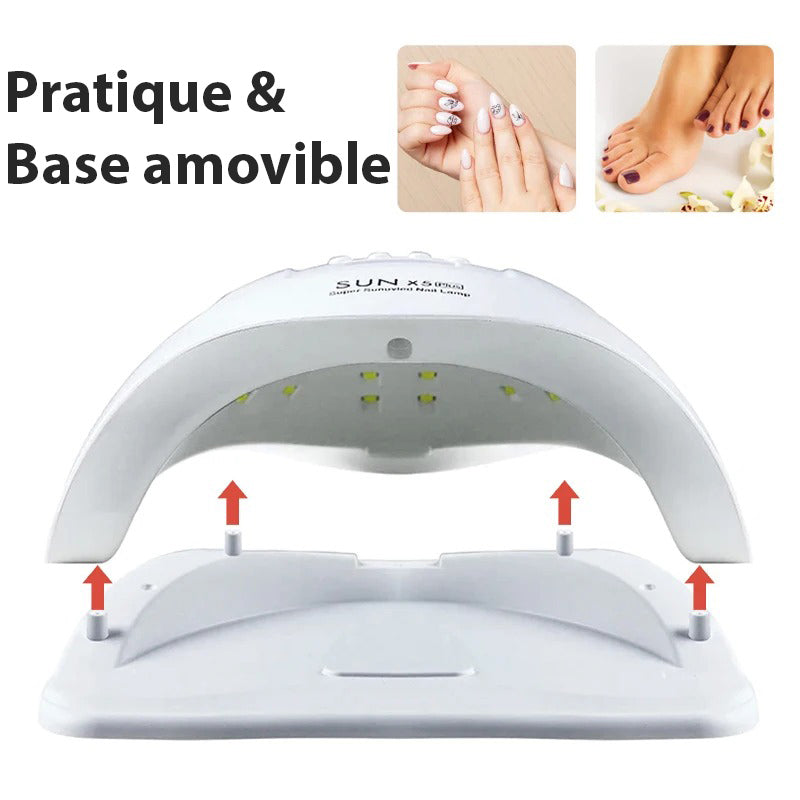 UV-Lampe für Nägel mit 4 Timer und 36 LEDs für schnelles Trocknen