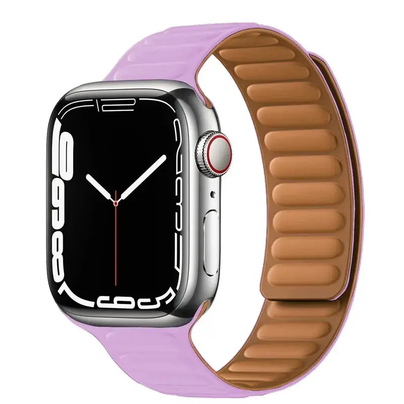 Luxuriöse magnetische Loop-Armbänder aus Premium-Leder für die Apple Watch Series 9 und Ultra 2