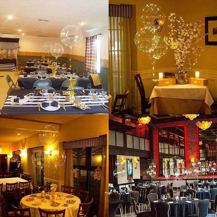 Leuchtende Luftballons | Hochzeits- und Partydekoration