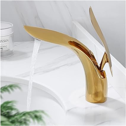 Lidia | Luxuriöse Badezimmerarmatur aus Messing