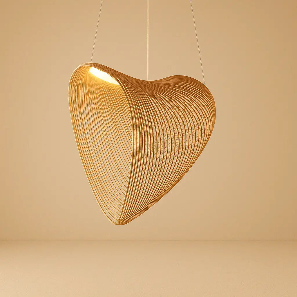 Lignum | Pendelleuchte aus Holz für Esszimmer und Wohnräume