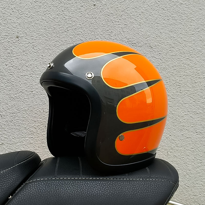 Jahrgang Offenes Gesicht Motorradhelm