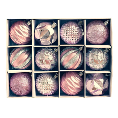 Luxuriöse Weihnachtskugeln Set | Kunstvolle Weihnachtsbaumkugeln