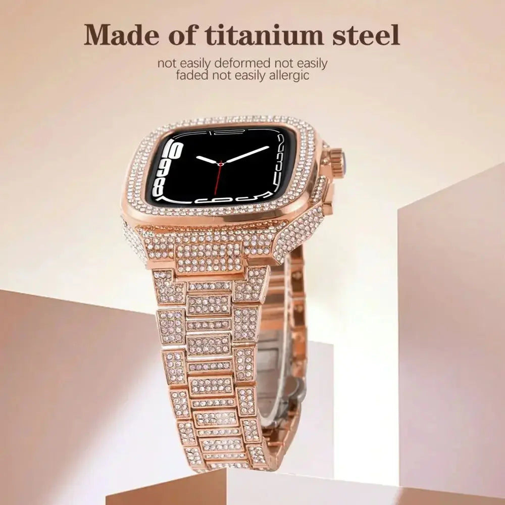 Crystal Radiance Titanium Band für Apple Watch 44 mm/45 mm