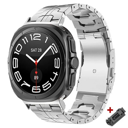 TitaniumFusion Luxe Titanium Uhrband für Samsung Galaxy Watch Ultra 47mm