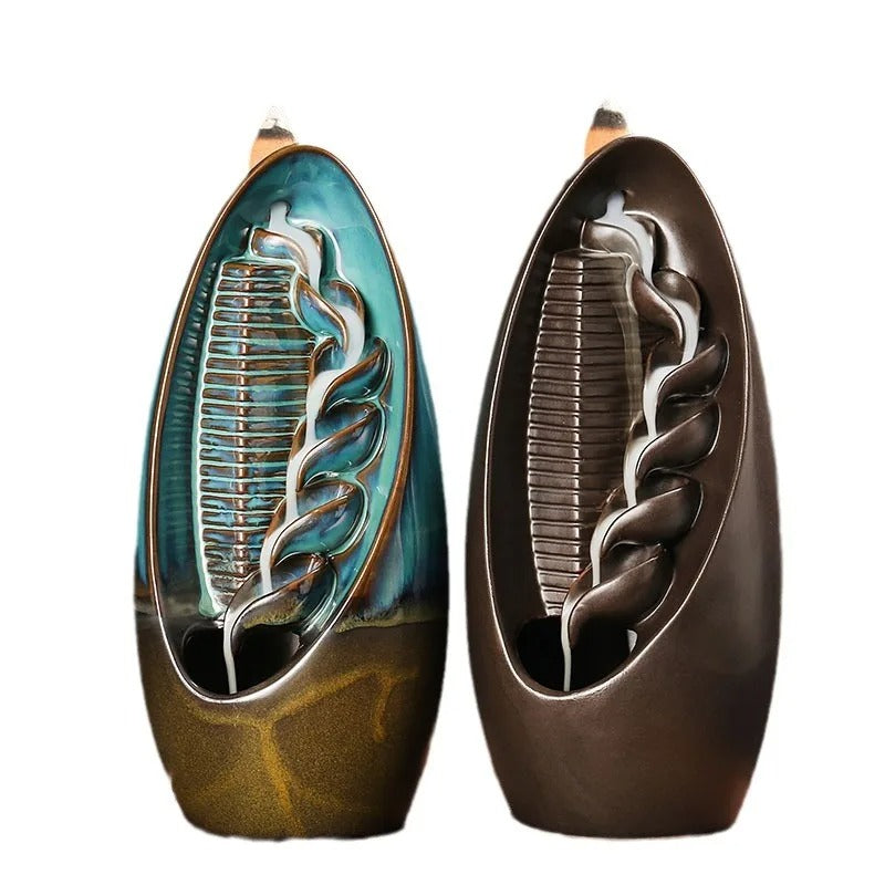 Luxus Keramisches Wasserfall Räuchergefäß | Aromatherapie