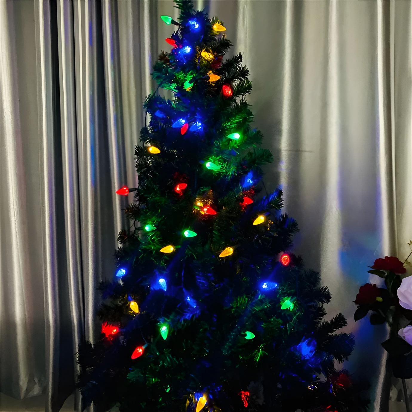 Luxus LED Lichterkette | Wetterfeste Weihnachtsbeleuchtung Außen