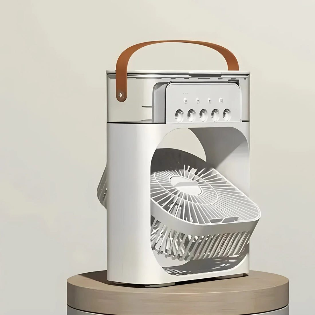 Tragbarer Klimaanlage 3-in-1 | Ventilator, Luftbefeuchter und 7 Farben LED