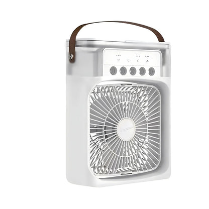 Tragbarer Klimaanlage 3-in-1 | Ventilator, Luftbefeuchter und 7 Farben LED