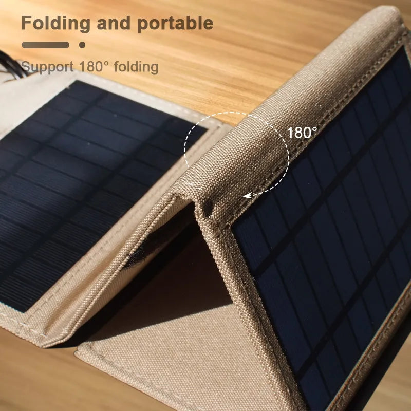 Zelara™ Solarfalte | Faltbare Solarzellen-Powerbank