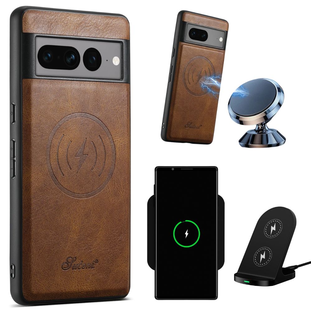 MagWallet Case für Google Pixel 8 Pro – Premium Lederhülle mit MagSafe-Kompatibilität