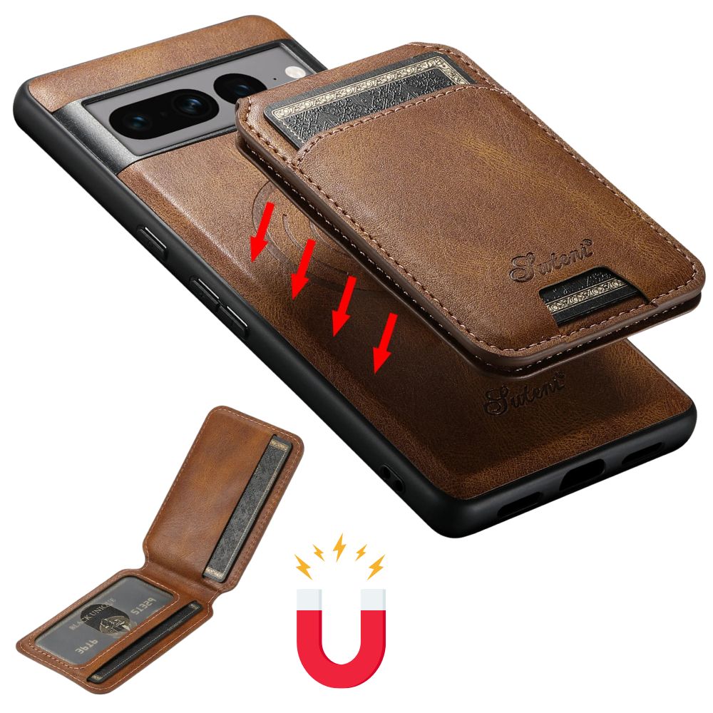 MagWallet Case für Google Pixel 8 Pro – Premium Lederhülle mit MagSafe-Kompatibilität
