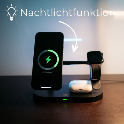 3-in-1 Drahtloses Ladegerät - Effizientes Laden für all Ihre Geräte