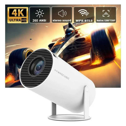 Bester 4K Projektor für das Heimkino - Magcubic Android 11 Dual Wifi6 1080P 1280*720P LED Tragbarer Projektor