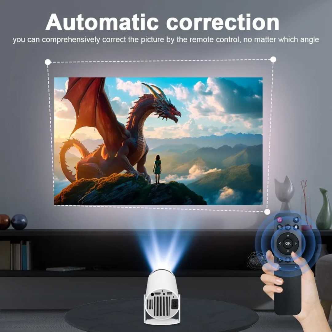 Bester 4K Projektor für das Heimkino - Magcubic Android 11 Dual Wifi6 1080P 1280*720P LED Tragbarer Projektor