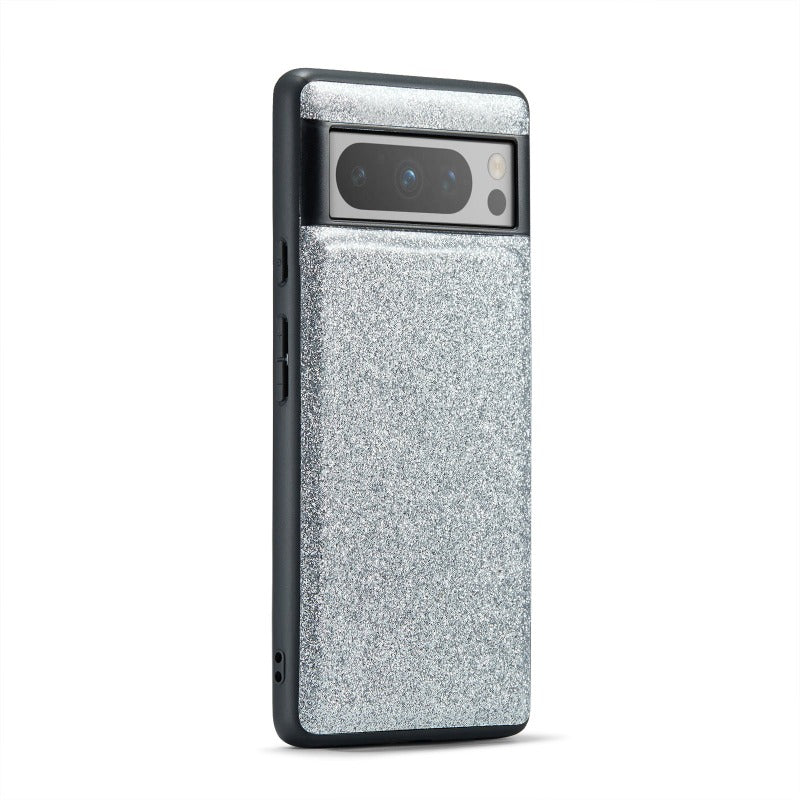 Magnet Abnehmbare Bling Glitter Leder Telefon Brieftasche Fall Mit Ständer Für Google Pixel 8 7