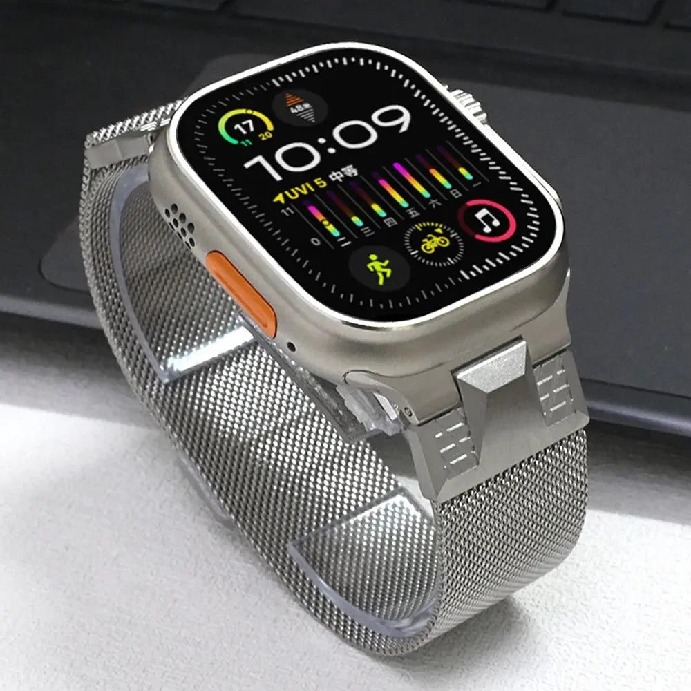 SteelCraft Precision Link-Uhrenarmband für Apple Watch