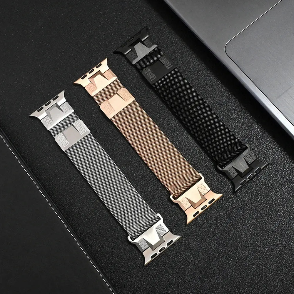 SteelCraft Precision Link-Uhrenarmband für Apple Watch