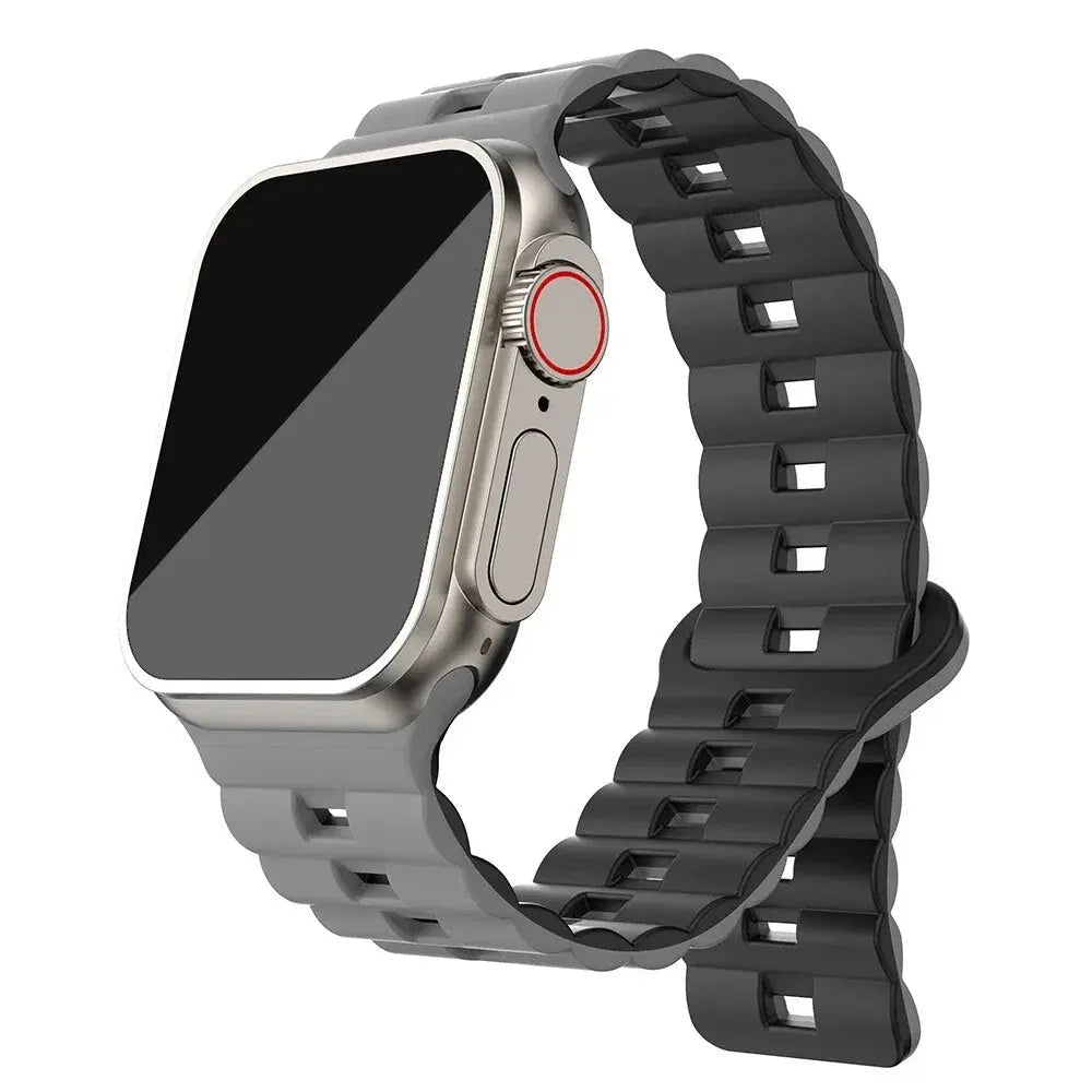 Supreme Silikon-Magnetarmband für Apple Watch Series 9 &amp; Ultra 2