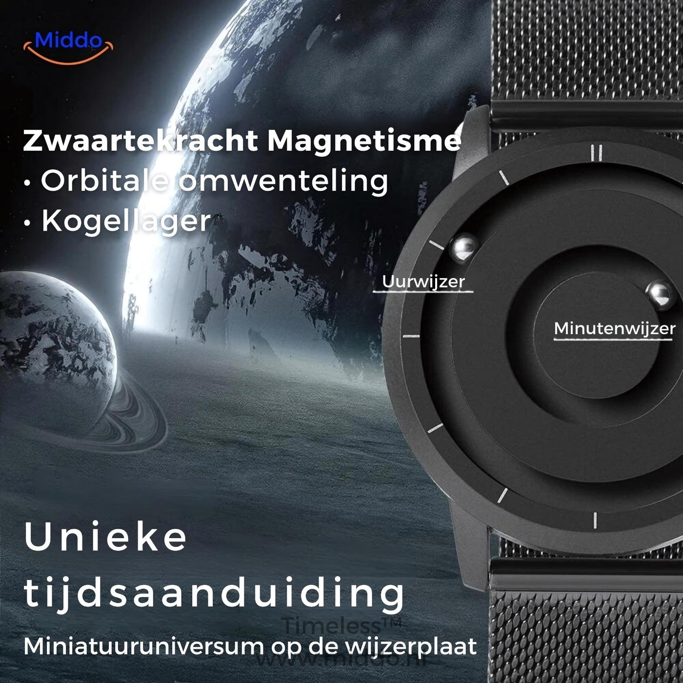 Zelara Uhr - Die einzigartige magnetische Uhr, die Kunst und Zeit kombiniert