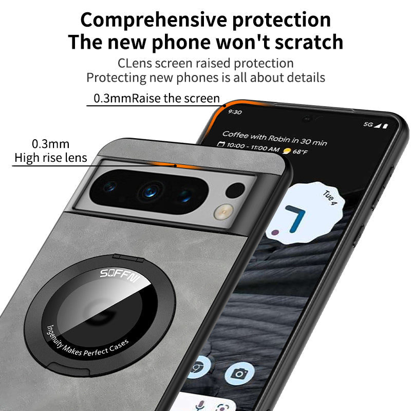 Magnetische Macsafe-Telefonhülle mit Ständer für Google Pixel 8 7