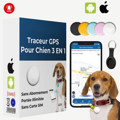 GPS-Tracker für Hunde 3 in 1 - Zelara - ANDROID / iOS