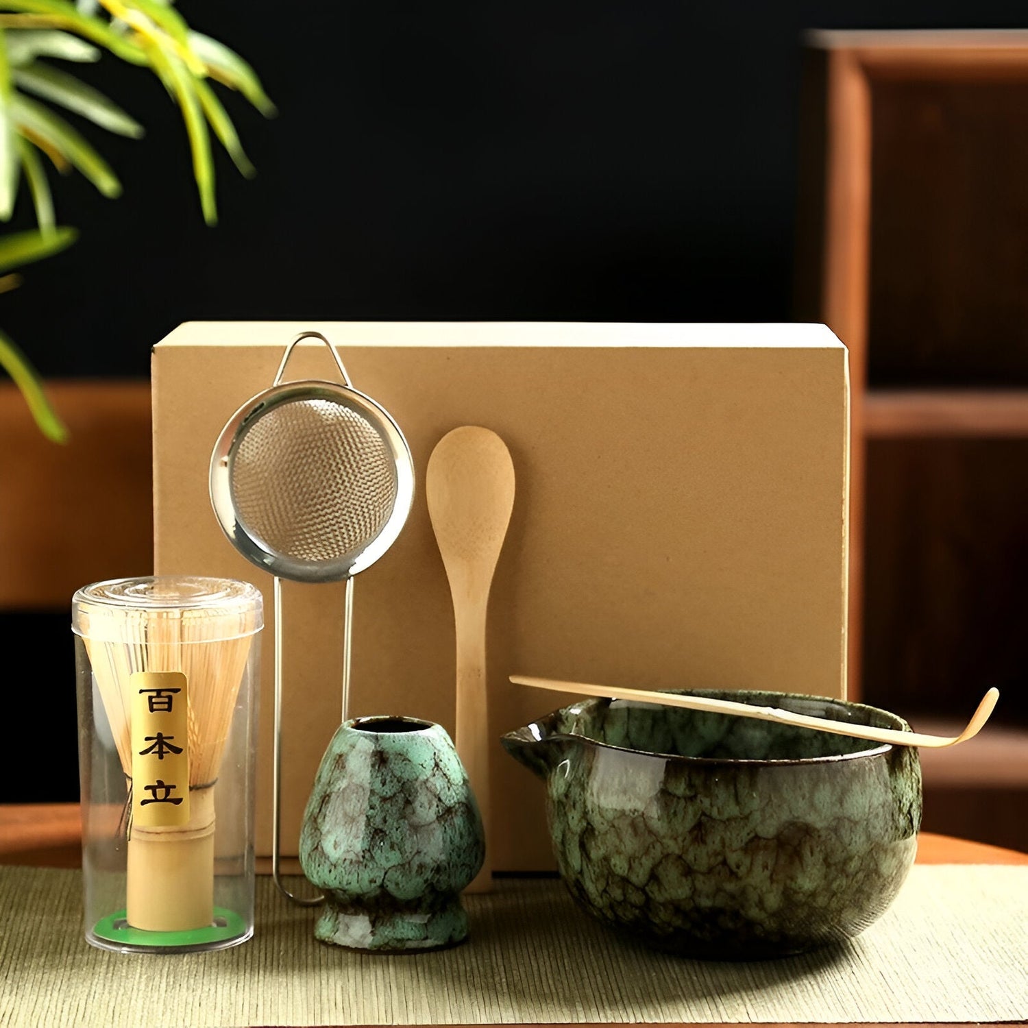 Matcha Teeset | Japanisches Teeservice 6-teiliges Zubehör
