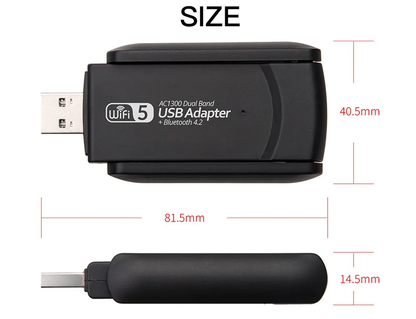 Zelara™ WLAN-USB-Adapter | Drahtloser Netzwerkkartenempfänger