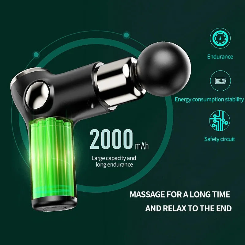 Zelara™ Massagepistole | Tragbares Pistolen-Vibrationsmassagegerät