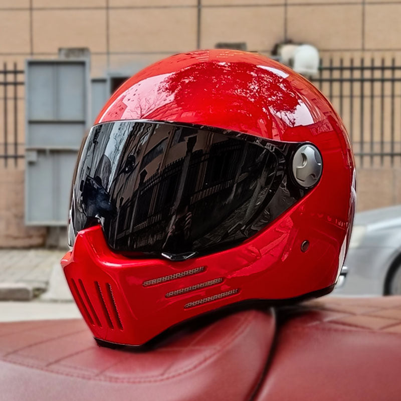 Stylischer Integral-Motorradhelm für Herren