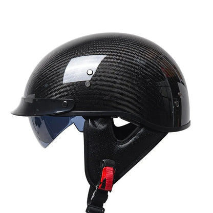 Retro-Stil Halbes Gesicht Helm für Herren