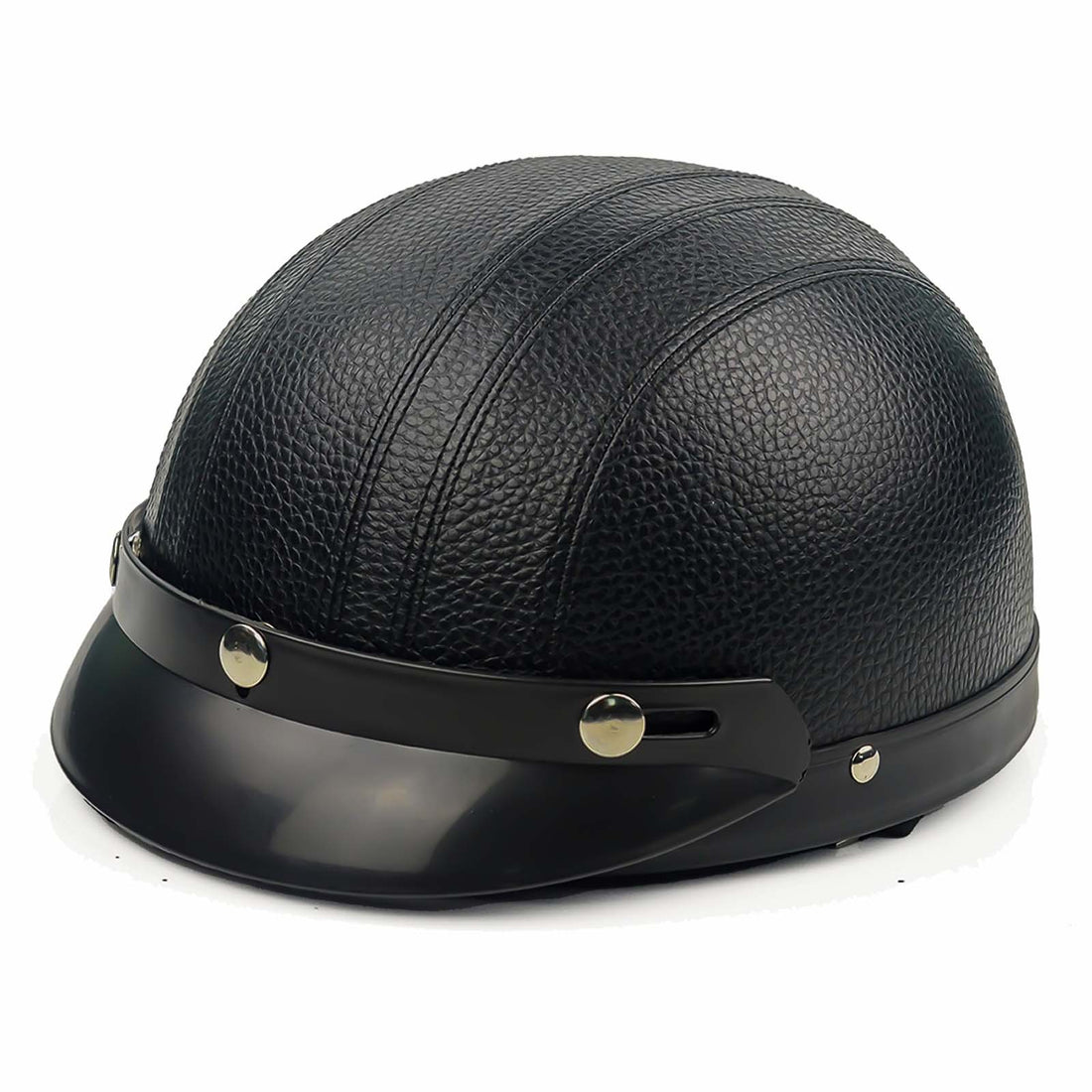 Unisex-Motorradhelm im Vintage-Stil mit Schutzbrille