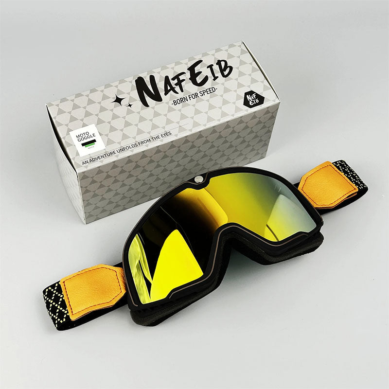 Vintage-Motorradbrillen für Herren