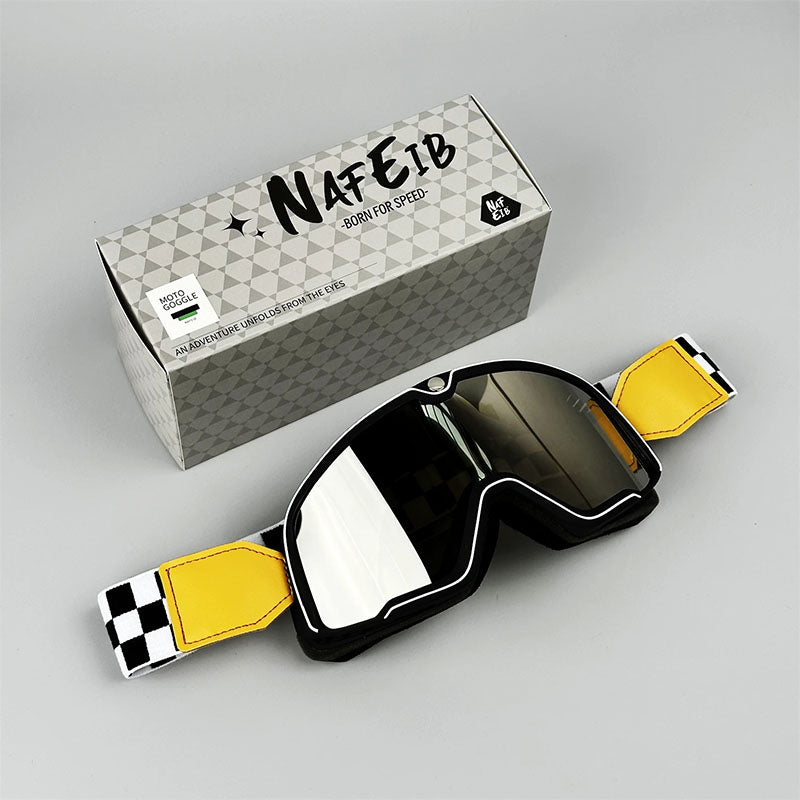 Vintage-Motorradbrillen für Herren